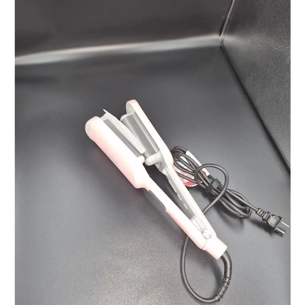 TYMO 3-Barrel Hair Waver Curling Iron – Pink – Open Box